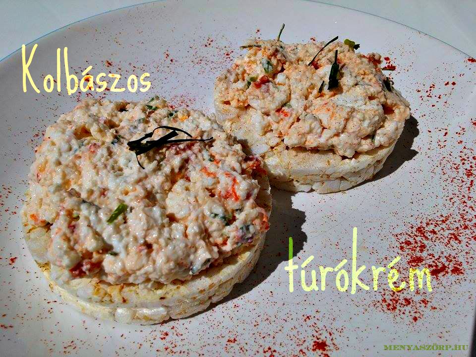 kolbaszos turokrem